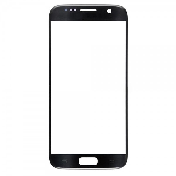 Samsung Galaxy S7 SM-G930 Ön Cam Lens Ocalı Siyah Orj.