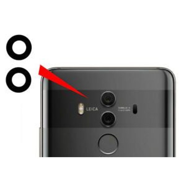 Huawei Mate 10 Pro BLA-L09 Arka Kamera Lensi Camı Siyah