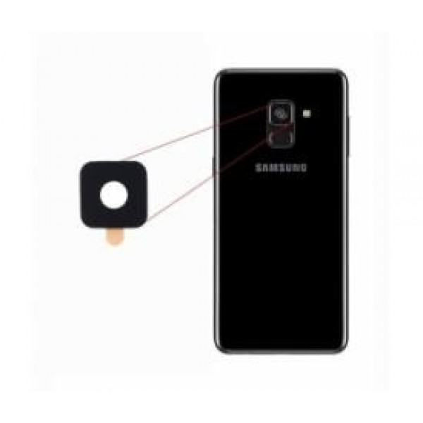 Samsung Galaxy A8 Plus 2018 SM-A730 Arka Kamera Lensi Camı Siyah