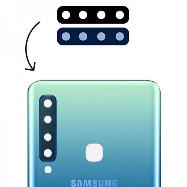 Samsung Galaxy A9 2018 SM-A920 Arka Kamera Lensi Camı Mavi