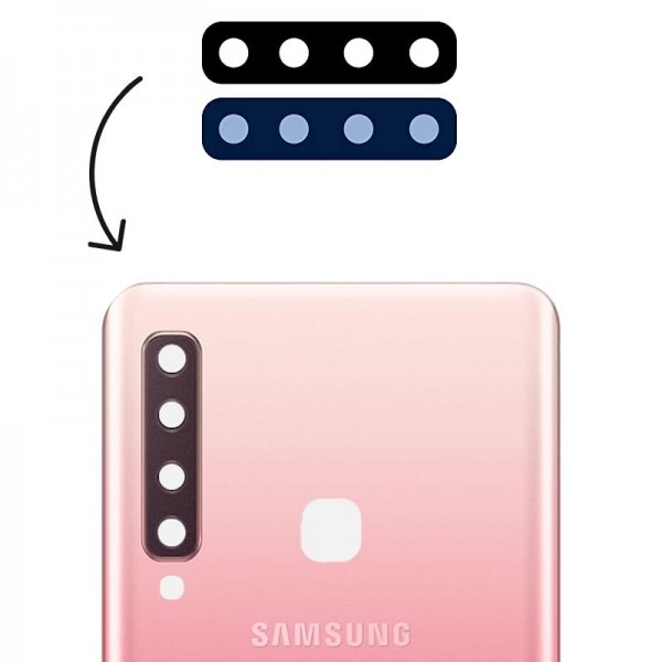 Samsung Galaxy A9 2018 SM-A920 Arka Kamera Lensi Camı Pembe