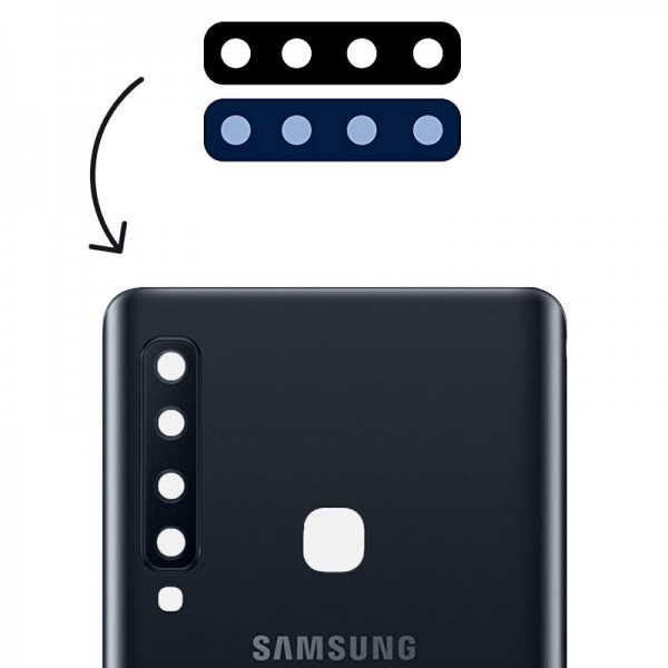 Samsung Galaxy A9 2018 SM-A920 Arka Kamera Lensi Camı Siyah
