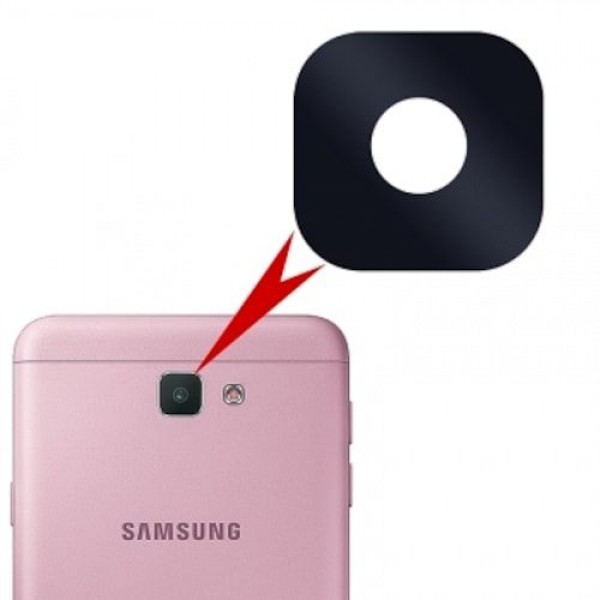 Samsung Galaxy J7 Prime SM-G610 Arka Kamera Lensi Camı Siyah