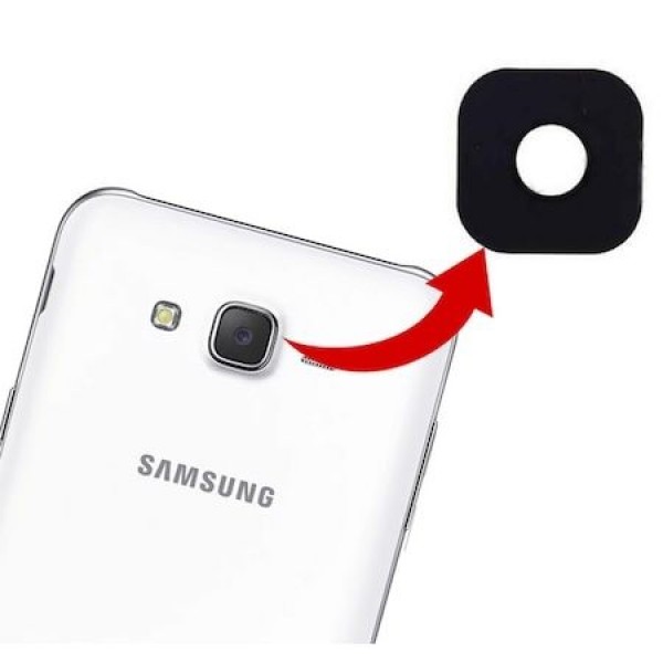 Samsung Galaxy J7 SM-J700 Arka Kamera Lensi Camı Siyah