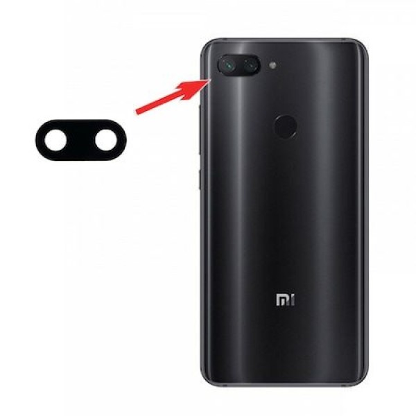 Xiaomi Mi 8 Arka Kamera Camı Lensi