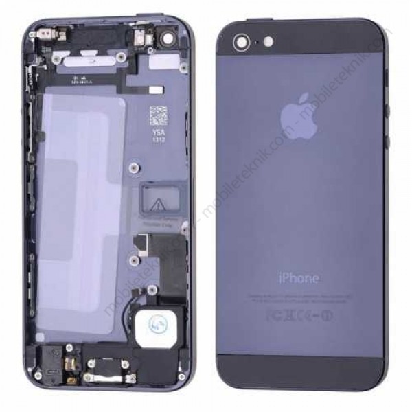 Apple iPhone 5 Kasa Full Yedek Parçalı Versiyon Siyah