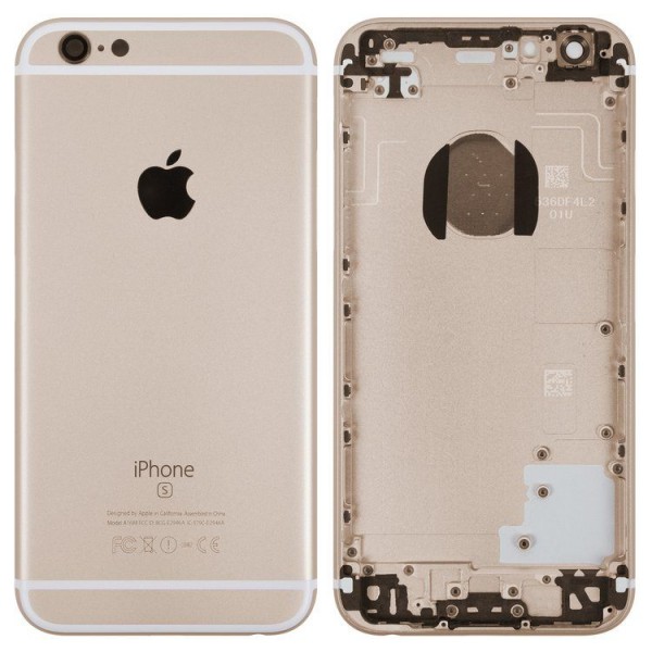 Apple iPhone 6S Arka Kasa Kapak Boş Versiyon Gold