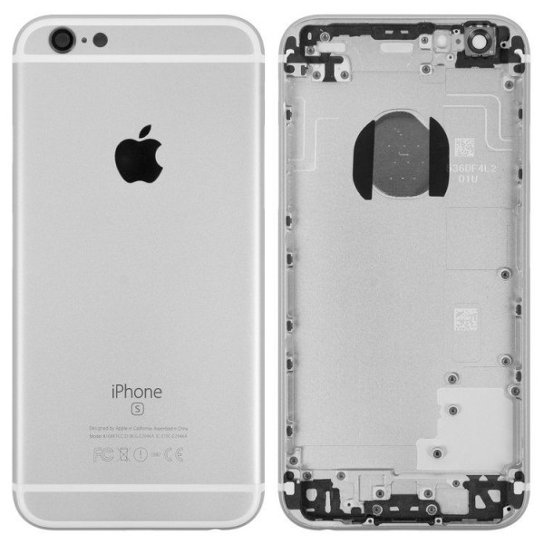 Apple iPhone 6S Arka Kasa Kapak Boş Versiyon Gümüş Gri