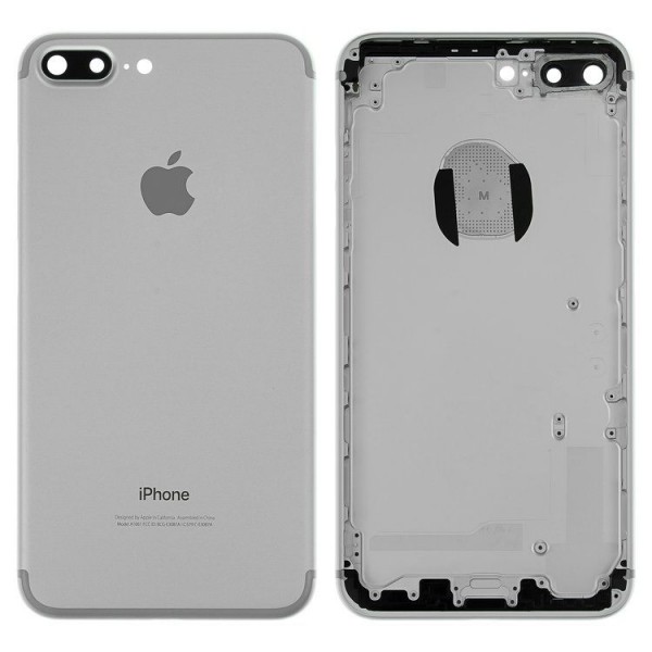 Apple iPhone 7 Arka Kasa Kapak Boş Versiyon Gümüş Gri