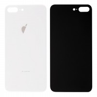 Apple iPhone 8 Plus  Arka Kapak Cam Gümüş