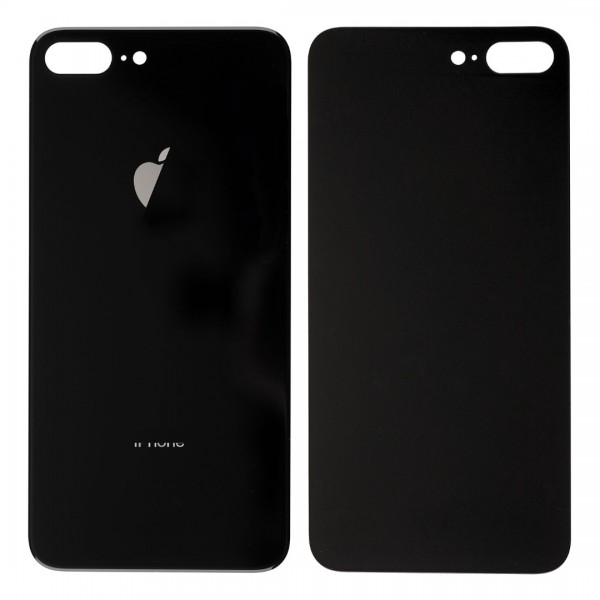 Apple iPhone 8 Plus  Arka Kapak Cam Siyah