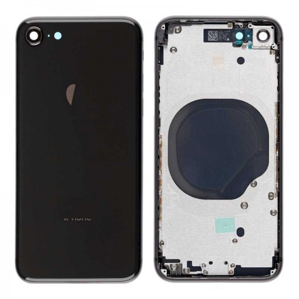 Apple iPhone 8 Kasa Kapak Boş Versiyon Siyah Orj. Kalite