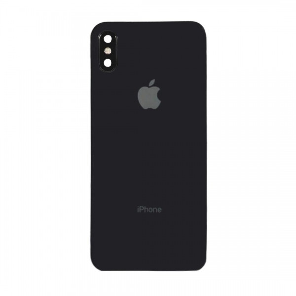 Apple iPhone X Arka Cam Kapak Kamera Lensli Siyah