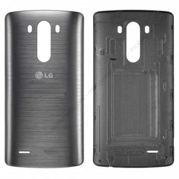 LG G3 Orjinal Arka Batarya Kapağı Titanyum Gri