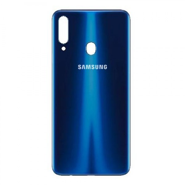 Samsung Galaxy A20S SM-A207 Arka Kapak, Batarya Kapağı Mavi