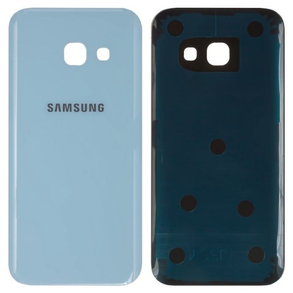 Samsung Galaxy A3 2017 SM-A320 Arka Pil Kapağı, Batarya Kapağı Mavi