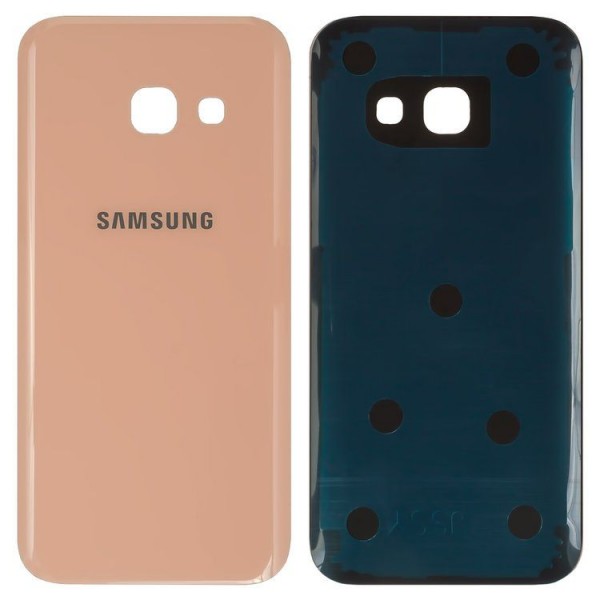 Samsung Galaxy A3 2017 SM-A320 Arka Pil Kapağı, Batarya Kapağı Rose Gold