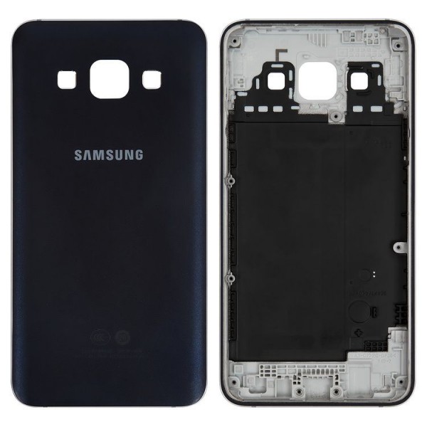 Samsung Galaxy A3 SM-A300 Arka Pil Kapağı, Batarya Kapağı Siyah