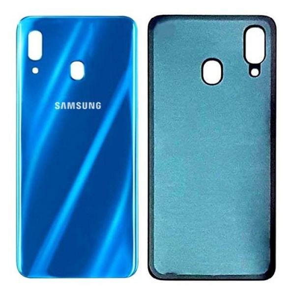 Samsung Galaxy A30 SM-A305 Arka Kapak, Batarya Kapağı Mavi