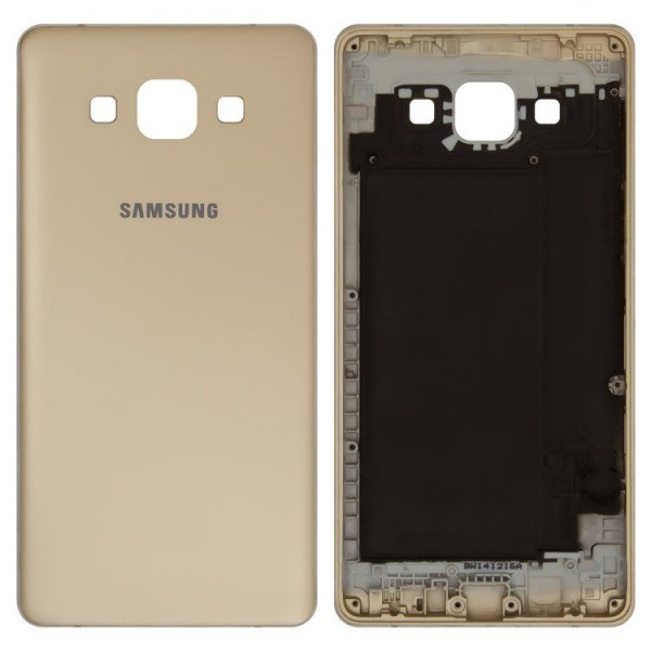 Samsung Galaxy A5 SM-A500 Arka Pil Kapağı, Batarya Kapağı Gold