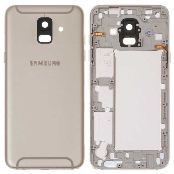 Samsung Galaxy A6 2018 SM-A600 Arka Kasa, Batarya Kapağı Gold