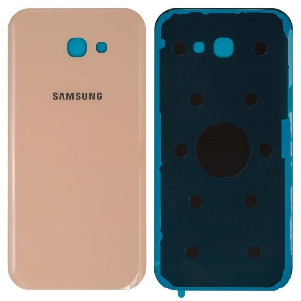Samsung Galaxy A7 2017 SM-A720 Arka Pil Kapağı, Batarya Kapağı Rose Gold
