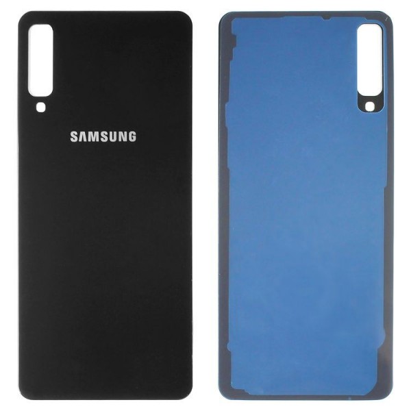 Samsung Galaxy A7 2018 SM-A750 Arka Pil Kapağı, Batarya Kapağı Siyah