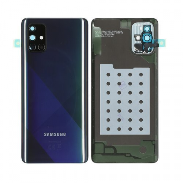 Samsung Galaxy A71 SM-A715 Arka Kapak, Batarya Kapağı Siyah