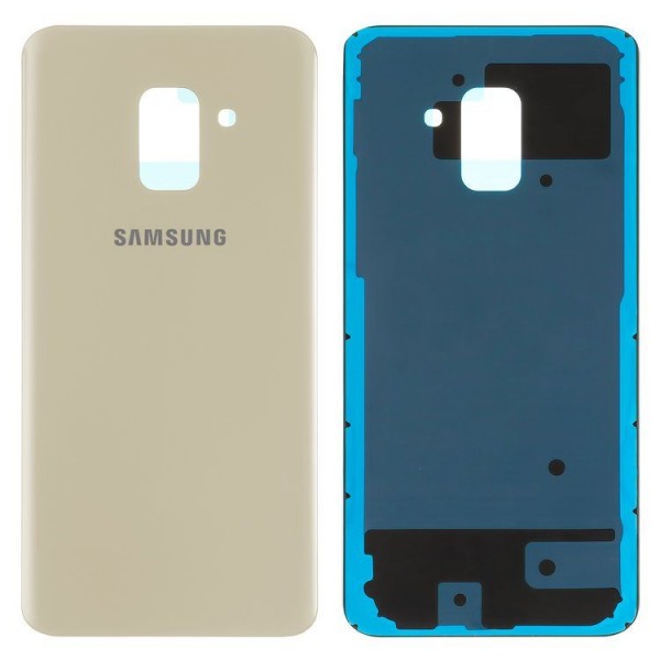Samsung Galaxy A8 2018 SM-A530 Arka Pil Kapağı, Batarya Kapağı Gold
