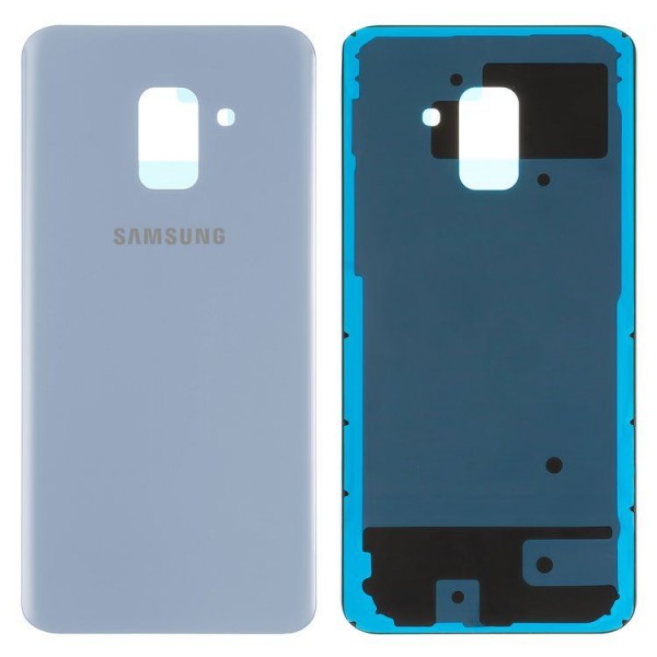 Samsung Galaxy A8 2018 SM-A530 Arka Pil Kapağı, Batarya Kapağı Mavi