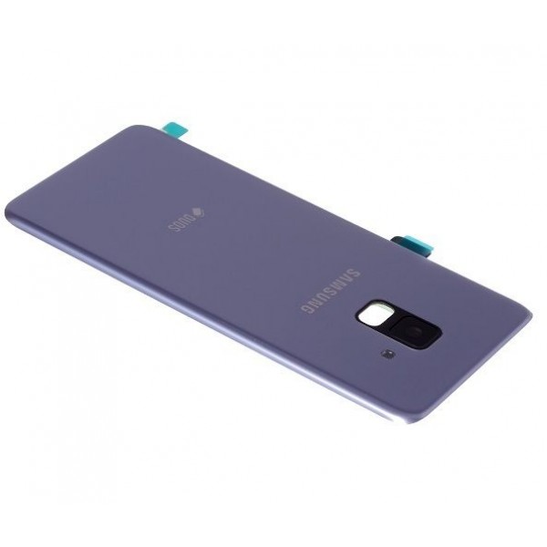Samsung Galaxy A8 2018 SM-A530 Arka Pil Kapağı, Batarya Kapağı Orkide Gri