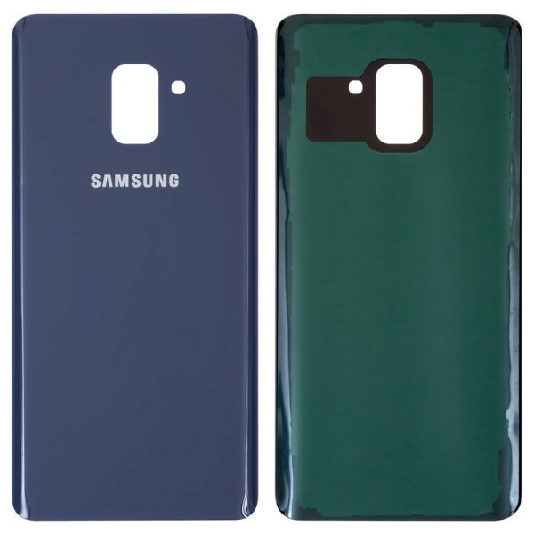 Samsung Galaxy A8 Plus 2018 SM-A730 Arka Pil Kapağı, Batarya Kapağı Mavi