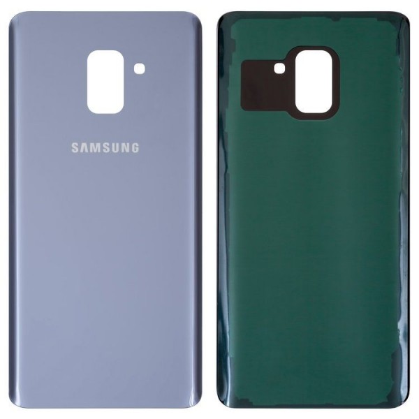 Samsung Galaxy A8 Plus 2018 SM-A730 Arka Pil Kapağı, Batarya Kapağı Orkide Gri