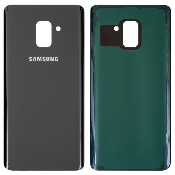 Samsung Galaxy A8 Plus 2018 SM-A730 Arka Pil Kapağı, Batarya Kapağı Siyah