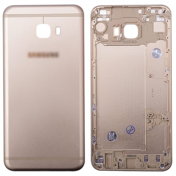 Samsung Galaxy C7 Pro SM-C701 Kasa Arka Kapak Gold