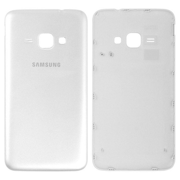 Samsung Galaxy J1 2016 SM-J120 Arka Pil Kapağı, Batarya Kapağı Beyaz