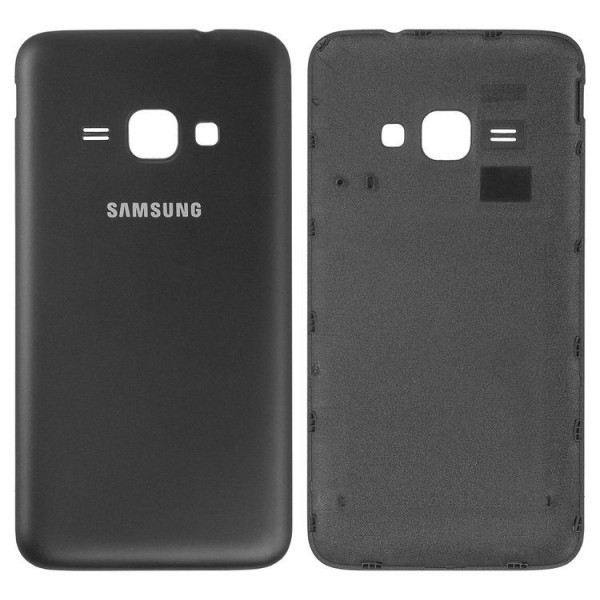 Samsung Galaxy J1 2016 SM-J120 Arka Pil Kapağı, Batarya Kapağı Siyah