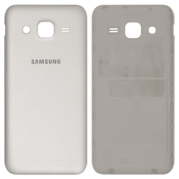 Samsung Galaxy J2 SM-J200 Arka Pil Kapağı, Batarya Kapağı Beyaz
