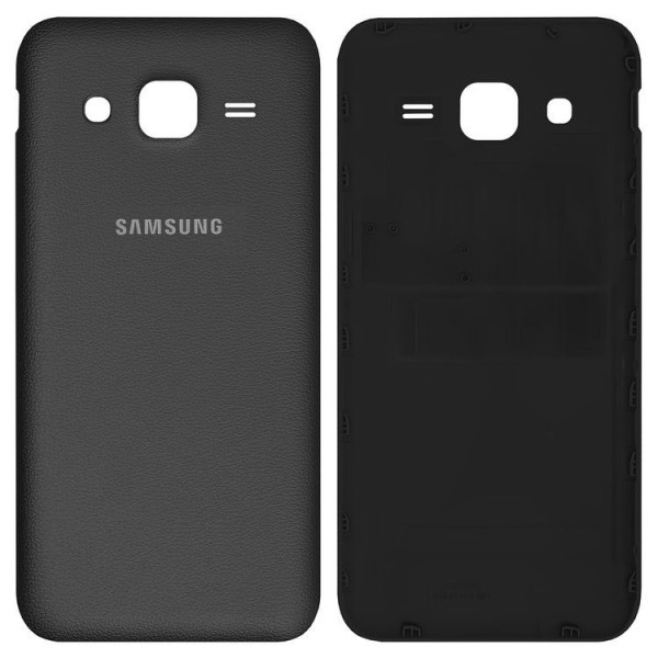 Samsung Galaxy J2 SM-J200 Arka Pil Kapağı, Batarya Kapağı Siyah