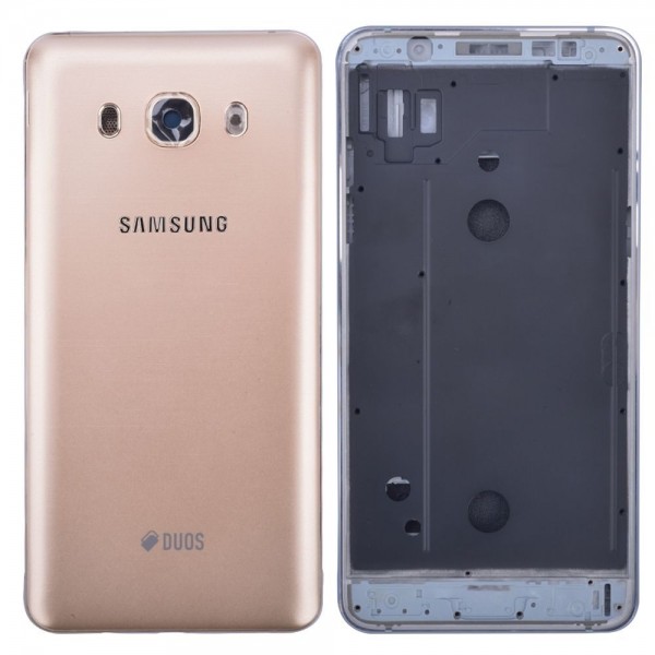 Samsung Galaxy J5 2016 SM-J510 Orta Kasa, Batarya Kapağı Gold