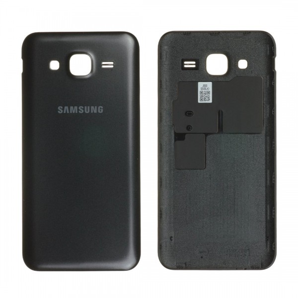Samsung Galaxy J5 SM-J500 Arka Pil Kapağı, Batarya Kapağı Siyah