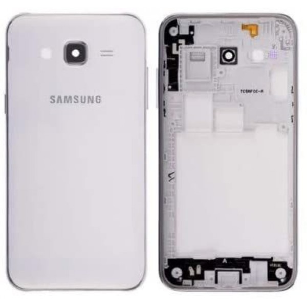Samsung Galaxy J5 SM-J500 Orta Kasa, Batarya Kapağı Beyaz