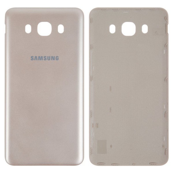 Samsung Galaxy J7 2016 SM-J710 Arka Pil Kapağı, Batarya Kapağı Gold