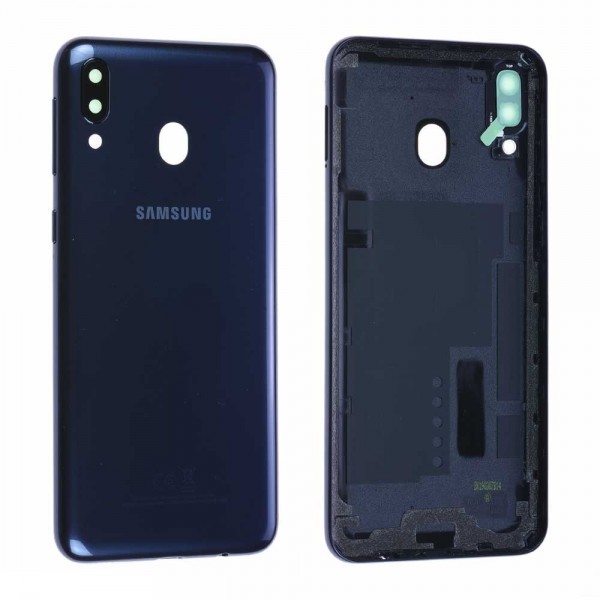 Samsung Galaxy M20 SM-M205 Arka Pil Kapağı, Batarya Kapağı Siyah