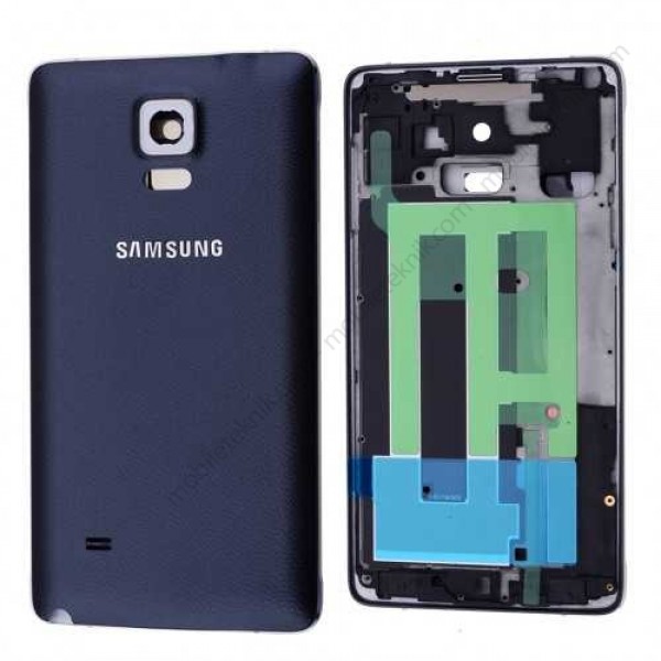 Samsung Galaxy Note 4 Full Kasa Arka Kapak Siyah