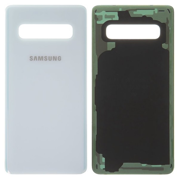 Samsung Galaxy S10 SM-G973 Arka Kapak, Batarya Kapağı Seramik Beyaz