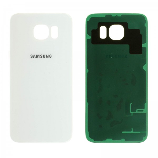 Samsung Galaxy S6 SM-G920F Arka Kapak, Batarya Kapağı Beyaz