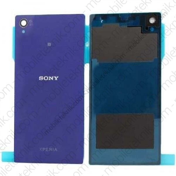 Sony Xperia Z1 Arka Batarya Kapağı Mor