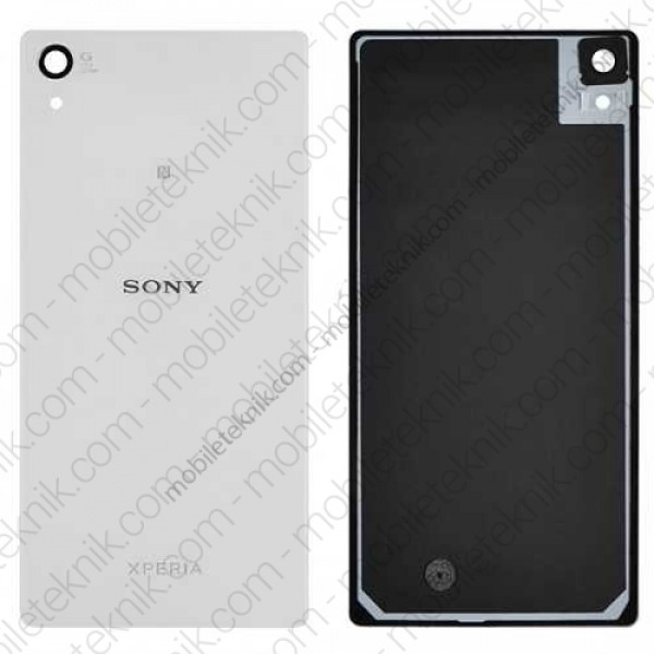 Sony Xperia Z2 Arka Batarya Kapağı Beyaz
