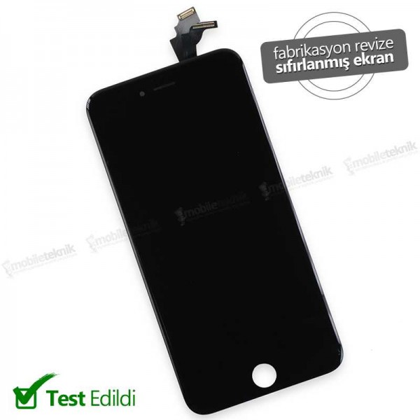 Apple iPhone 6 Plus LCD Ekran Dokunmatik Panel Orjinal Revize Siyah